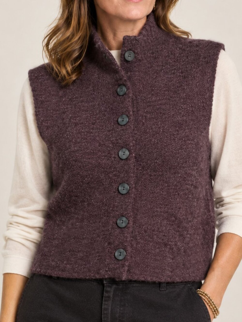 J Jill Wool & Alpaca Sweater Vest